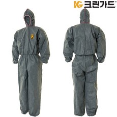 유한킴벌리 크린가드 A10 보호복/방진복/작업복, 포켓후드원피스-43087 특대형(XL), 1개