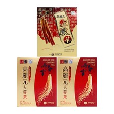 고려원인삼 인삼차 2개 +홍삼차 1개 (150포), 3g, 50개입