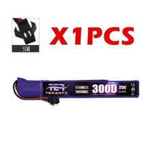 전기 장난감 용 소형 Tya Deans T 커넥터 2S가있는 7.4V 3000mAh LiPo 배터리 물 총알 총 배터리 부품 액세서리, 15)1PCS