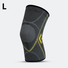 {MX} 1쌍 열 보호 무릎 슬리브 니트 나일론 탄력 관절염용 미끄럼 방지 스포츠 패드 사이클링 러닝용, 03 Dark gray, 03 M