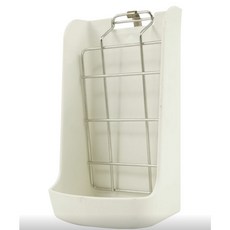 胖頭龍批發工廠 acepet 草架 牧草架 牧草盒 兔子 天竺鼠 荷蘭豬 豚鼠 草架 兔子草盆, 1個, 304不鏽鋼(白色)