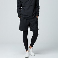 클라빈 남자타이즈반바지 반바지일체형 레깅스 투인원 스포츠바지