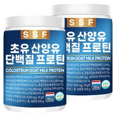 순수식품 초유 산양유 단백질 프로틴, 500g, 2개
