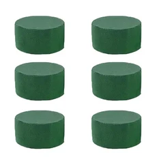 라운드 화환 베이스 플로랄 폼 링 꽃 블록 후프 결혼식 장례 용품 1PC, 01 Green