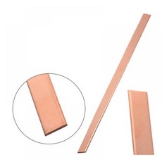 1Pc T2 순수 구리 스트립 1-10mm 두께 평면 전기 도금 강철 높은 전도성 DIY 공예 금속 시트 100/200/250/, 18 3x12x250mm, 01 T2 Pure Copper