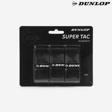 던롭 D TAC 슈퍼 텍 오버그립 x3, 블랙, 1개