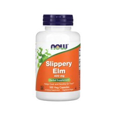 NOW 營養補充品 Slippery Elm 複方膠囊, 1個, 現貨！100顆(膠囊) 效期2029年