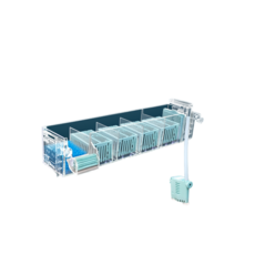 外掛式魚缸過濾器，多層過濾，靜音節能，簡易安裝，水質淨化，觀賞魚適用, 1個, 【6道過濾】第三代上部過濾(含馬達/濾材