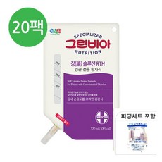정식품 그린비아 RTH 장솔루션 경관식 피딩세트포함 300ml, 20개