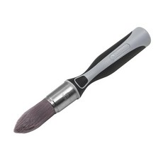 [ 1053285 ] 롤링독 트림 페인트 브러시 - 벽 모서리 문 캐비닛 및 디테일한 몰딩용 25mm 엣지 포인티드 라운드 디테일 페인팅 도구, 원형 분필 페인트 브러시