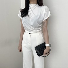 VANANA2 韓國產女款高級短袖緞面襯衫 3色