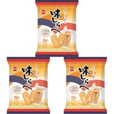 이와츠카 제과 향미 샤비 일본 쌀과자 3.0 oz (83g) 3봉지, 83g