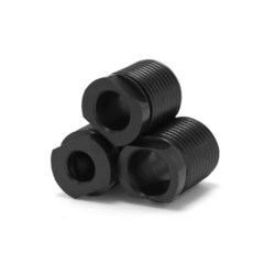 Amazing AUTO (실버) 6단 스피드 웨이트 수동 자동 기어 시프터 시프트 노브 레버 4개의 어댑터 포함 자동차와 호환 대부분의, HLSPQ106-블랙, HLSPQ106-블랙