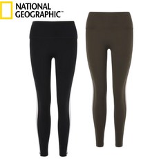 [매장발송] 내셔널지오그래픽 여성 레깅스 신축성 슬림 요가 필라테스 러닝 트레이닝 홈트