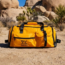 윈드다이브 짐 더플백 대용량 여행용 보스턴백 백팩 크로스백, 옐로우, 1개