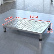 스텐 작업발판 미니계단 계단 미끄럼방지 스테인레스, J. 안티 스키드 50x30x10cm, 1개
