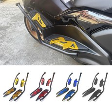 야마하 XMAX300 범퍼가드 알루미늄 발판 엑스맥스 전년식 호환 오토바이 바이크 튜닝, 골드