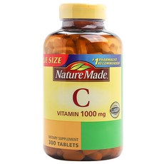 Natural Made C 維他命 1000mg 錠, 300粒, 1個, 300錠