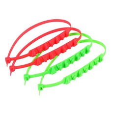 오토바이 스노우체인 일회용체인 케이블타이 체인 10개, 1개, 전기차 10개+레드 10개 B