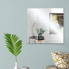 벽에 붙이는 안전 아크릴 거울(40x40cm) (정사각)