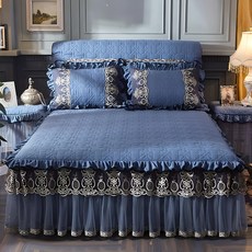 lovinglab Davichi 蕾絲床罩 + 枕頭套 2件組 K