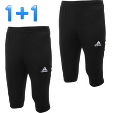 [1+1] 아디다스 ENT22 7부 여름 반바지 블랙 남여공용 운동복 츄리닝 바지 팬츠 + SHP 마스크