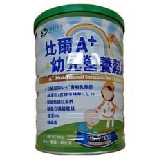 美好人生 比爾A+幼兒營養穀奶900公克/罐 1-7歲適用 穀類副食品 含DHA乳酸菌, 900g, 1個