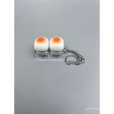 1+4고품질신상피젯키보드버튼스트레스토이 시뮬레이션빵피규어키링, 5개, 2키 브레드