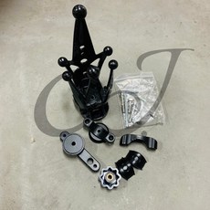 機車/電動車/腳踏車飲料架水壺架，穩固耐用，騎行必備, 1個, 手把座