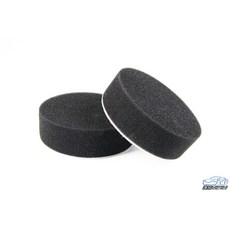 『罐頭蠟專用』4吋黏扣海綿, 黑色一個, 1個