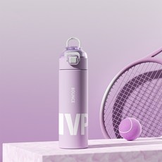 스포츠 보온 물병 MVP 운동 물통 LONGGU 500mL 316 스포츠물병, 퍼플, 1개