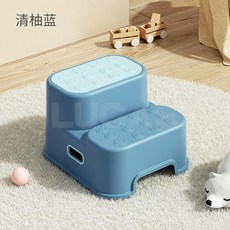 臺灣爆款家用加厚馬桶墊腳凳-兒童如廁防滑墊高凳, ★☆兒童款【藍色】★☆