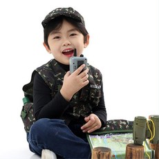 유아 상황극 군인 군복 역할놀이 코스튬 소품 세트 크리스마스옷 할로윈옷 조카생일