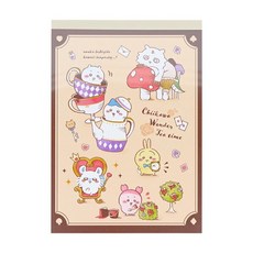 【莫莫日貨】日本製 正版 2024 11月新品 Sunstar 吉伊卡哇 A6 四圖案 便條本 便條紙 (共2款), 1個, 02.棕色款 S2843935