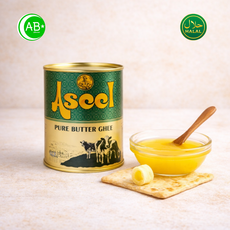 Aseel Pure Butter Ghee 100% Cow Milk UAE 아실 퓨어 버터 기 100% 우유 UAE, 800g, 1개