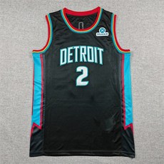 피스톤스 농구 유니폼 블랙 시티 케이드 커닝햄 스포츠 저지 디트로이트 느바 농구저지 농구나시 농구옷 저지