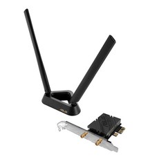 Asus AX3000 (Pce-AX58BT) 듀얼 밴드 PCIe 무선 어댑터 차세대 WiFi 6 블루투스 5.0 Ofdma 2x2 MU-Mimo 및 Wpa3 보안 블랙 373, WiFi 7 | BT5.4