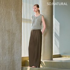 쏘내추럴 26SS 프렌치 린넨 와이드 팬츠 2종 [런칭 가격 79 900원]