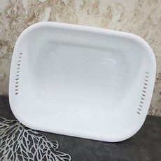 돈스텔 믹싱볼 설거지통 사각 화이트