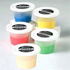 재활운동기구 퓨티 고무찰흙 4온스 PUTTY 빨강 파랑 녹색 노랑, 소프트(빨강), 기본, 1개