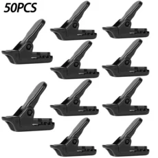 50개 어닝 클램프 타프 클립 스냅 행거 텐트 캠핑 생존 조임 도구 야외 캠핑 하이킹 캠핑 장비 도매, 03 50pcs