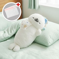 [벨라솜]통통이 하프물범 바디필로우 애착 인형 물개, 꿈나라통통이