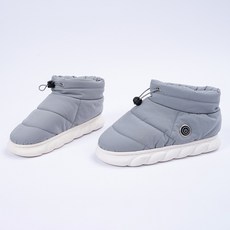 暖腳鞋 充電發熱 可拆洗 男女 家用辦公 禮物, 防水款-灰色,40-41(適合39-40碼)