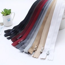 짱패브릭 바지지퍼 단면지퍼 파우치지퍼- 12color, 블랙, 4개