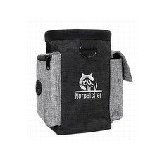 狗零食袋用於培訓食品容器便攜式戶外旅行多功能儲物袋餵食袋用品laiwc, 1個, 黑色