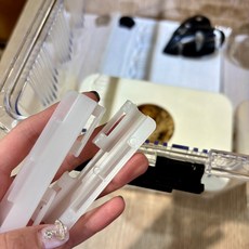 조이클린케이지 대사이즈 5가지색상 크레 도마뱀 파충류 사육장, 1개, 화이트