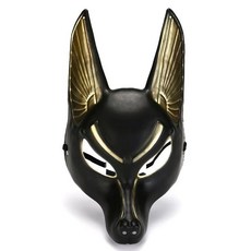 死神阿努比斯胡狼神面具 cosplay 萬聖節派對頭飾, 1個, 死神阿努比斯, N/A