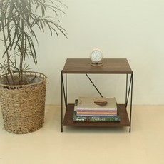 모듈 협탁 소형 틈새 수납 2단 원목 테이블 침대협탁 2단