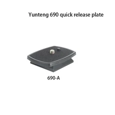 FEDI 1 Pcs Dslr 퀵 릴리스 플레이트 삼각대 헤드 어댑터 Yunteng Velbon 690 카메라, 01 Black