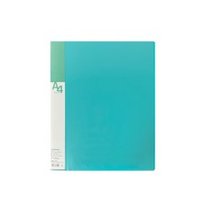 【Databank】A4 4孔 新橫紋 可換封面活頁資料夾 4孔夾 資料本 檔案夾 (V649-73) - 1本, 藍色, 1個